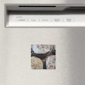 Frosted Cupcakes Party Time Magneet (Insitu (Vaatwasser))