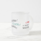 Frosted Dear Santa Gimme A Man After Midnight Mug (Devant droit)