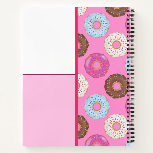 Frosted Doughnuts Custom Notebook Notitieboek (Achterkant)