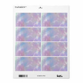 Frosted Dreaming Etiket (Full Sheet)