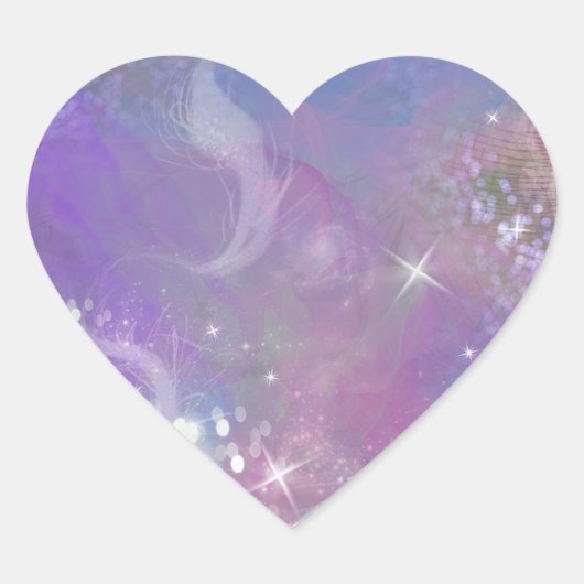 Frosted Dreaming Hart Sticker (Voorkant)