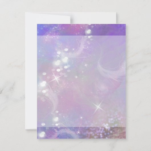 Frosted Dreaming RSVP Kaartje (Achterkant)