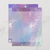 Frosted Dreaming RSVP Kaartje (Voorkant / Achterkant)