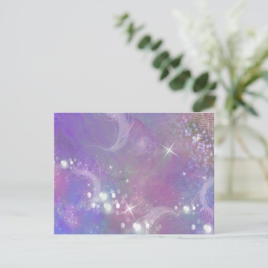 Frosted Dreaming Uitnodiging Briefkaart (Staand voorkant)