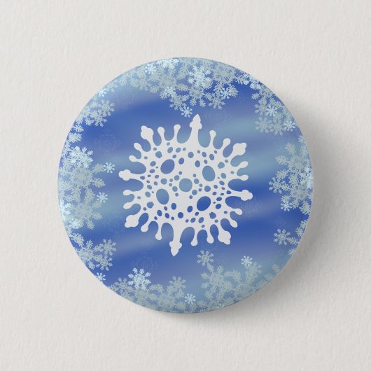 Frosted Edges VI Ronde Button 5,7 Cm (Voorkant)