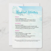 Frosted & Fabulous Après Ski Birthday Getaway Kaart (Achterkant)