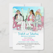 Frosted & Fabulous Après Ski Birthday Getaway Kaart (Voorkant)