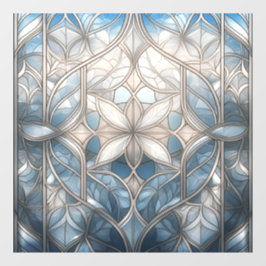 Frosted geometrische harmonie raamsticker