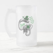 Frosted Glass Beer Mug (Gauche)