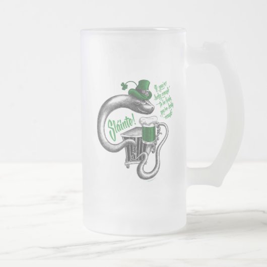 Frosted Glass Beer Mug (Droit)