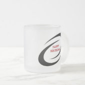 Frosted Glass Mok hou van jezelf je bent de beste (Voorkant rechts)