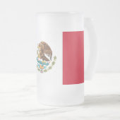 Frosted Glass Mok met Mexicaanse vlag (Voorkant rechts)