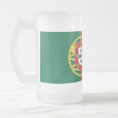 Frosted Glass Mok met Portugese vlag (Links)