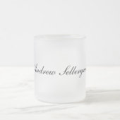 Frosted Glass Mug with Custom Name Touch (Centre)