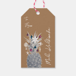 Frosted Island Pine, Sugar Plum Cadeaulabel