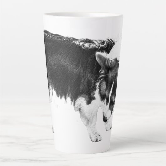 Frosted Leaf Investigator Latte Mok (Voorkant)