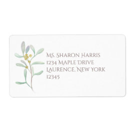 Frosted Mistletoe Winter Wedding Etiket