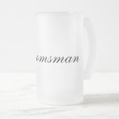 Frosted Mok Groomsman (Voorkant rechts)