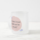 Frosted Mug with Bible verse (Devant gauche)