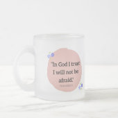 Frosted Mug with Bible verse (Gauche)
