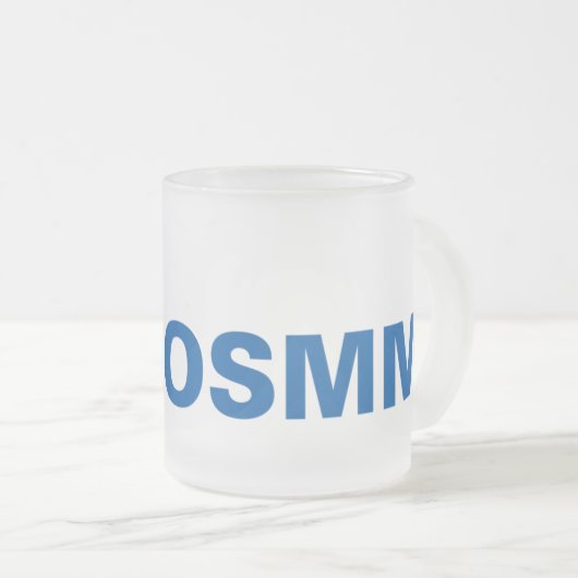 Frosted NAOSMM Logo Mug (Devant droit)