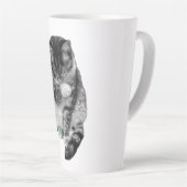 Frosted Paw Holiday Mug Latte Mok (Rechterhoek)