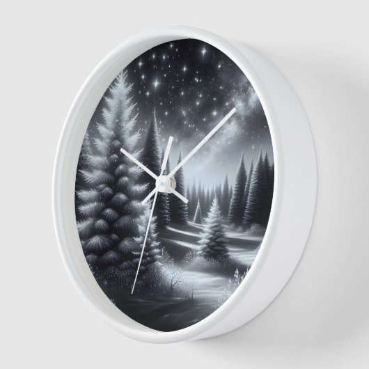 Frosted Pine Trees in de winter (Hoek)