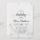 Frosted Pines Rustic White Mountain verjaardagsfee Kaart (Voorkant)