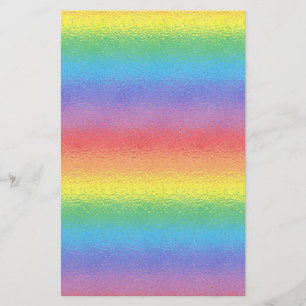 Frosted Rainbow Stationery Briefpapier