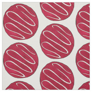 Frosted Red Velvet Cookie Print Baking Bake Sale Stof