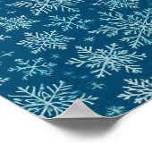 Frosted Snowflake Elegance Poster (Hoek)