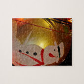 Frosted Snowman Ornament Legpuzzel (Horizontaal)