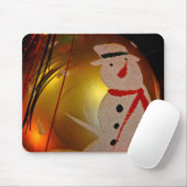 Frosted Snowman Ornament Muismat (Met muis)