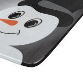 Frosted Snowman Snijplank (Hoek)