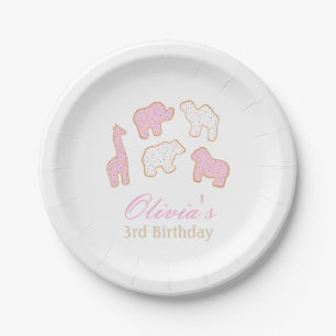 Frosted sprinkle Animal cookie party papier bord