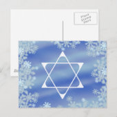 Frosted Star Briefkaart (Voorkant / Achterkant)