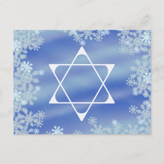 Frosted Star Briefkaart (Voorkant)