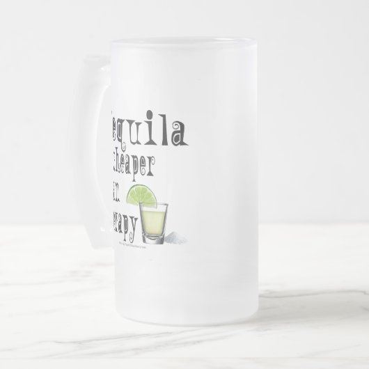 FROSTED STEIN MOK - TEQUILA, GOEDKOPER DAN THERAPI (Voorkant links)