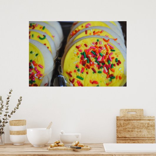 Frosted Sugar Cookies Print (Keuken)