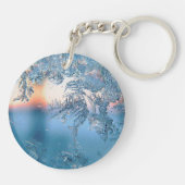 Frosted Uitzicht Sleutelhanger (Achterkant)