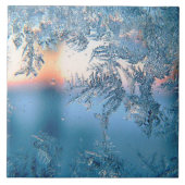 Frosted Uitzicht Tegeltje (Voorkant)