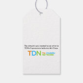 Frosted Winter Cadeaulabel (Achterkant)