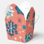 'Frosted Winter Elegance Christmas Gift Boxes' Bedankdoosjes (Geopend)