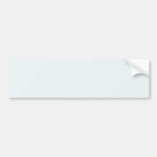 Frosted Witte Stevige Kleur | Klassiek | Elegant Bumpersticker (Voorkant)