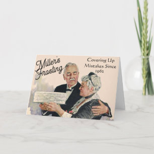 Frosting - Fouten verbergen sinds gepersonaliseerd Kaart