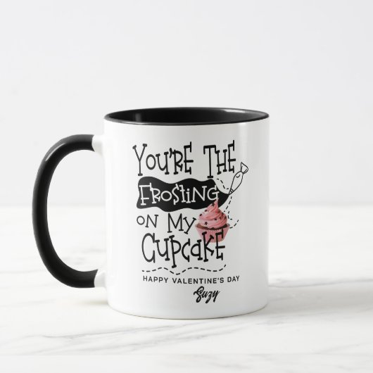 Frosting On My Cupcake Valentine Mug - Playful (Gauche)
