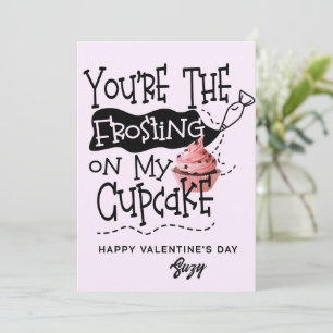 Frosting op mijn Cupcake Valentijnskaart Kaart
