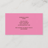 Frosting Sprinkles Baker Bakery Visitekaartje (Achterkant)