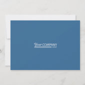 Frosty Blue Company Christmas Card Kaart (Achterkant)