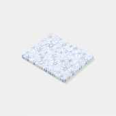Frosty Blue Snowflakes Post-it® Notes (Schuin)
